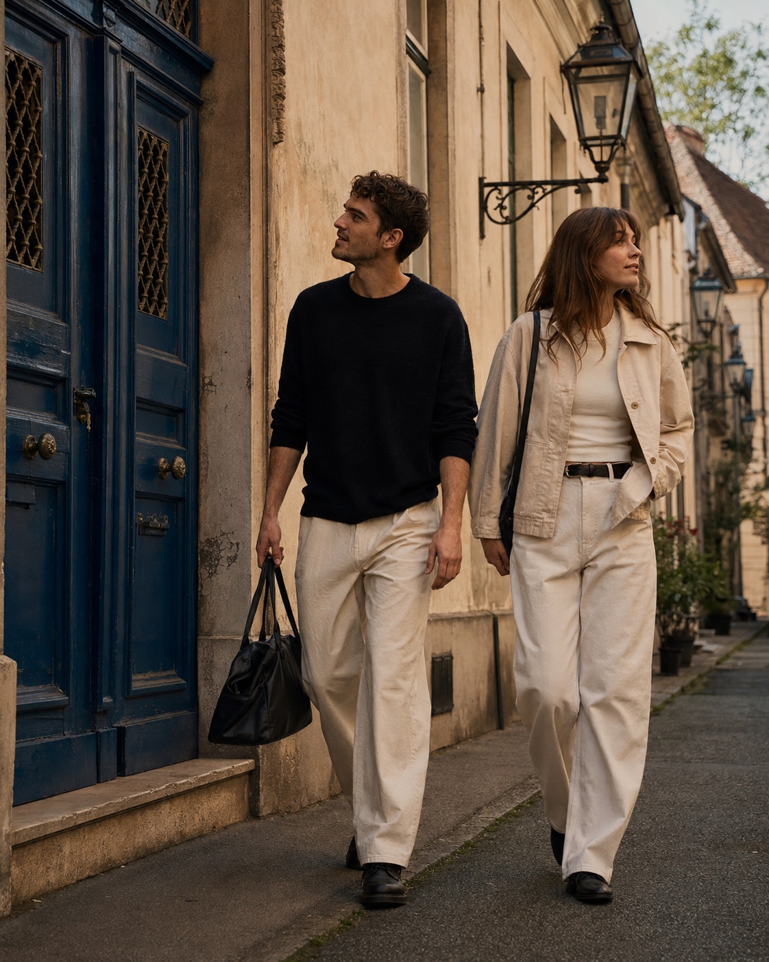 A couple exploring Zagreb Upper Town